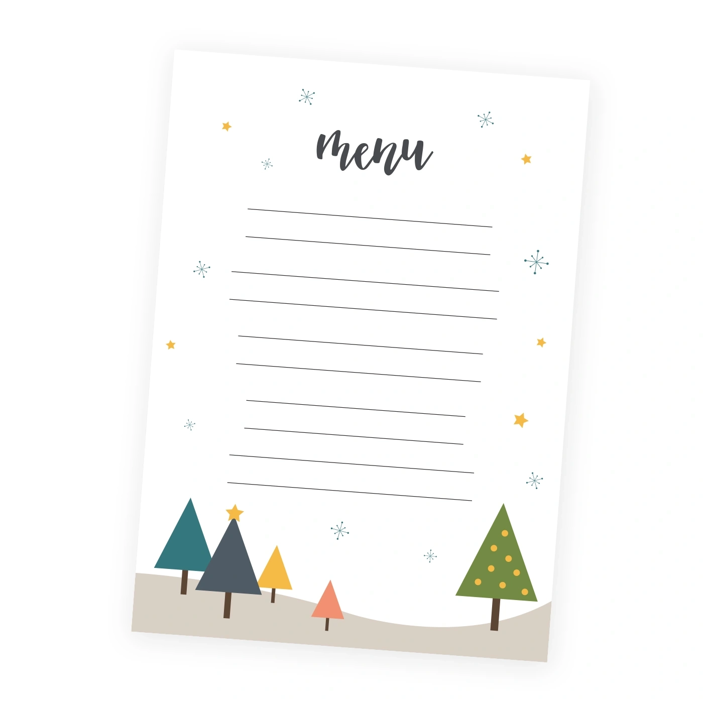 December Printable Menu And Calendar National Association Of 