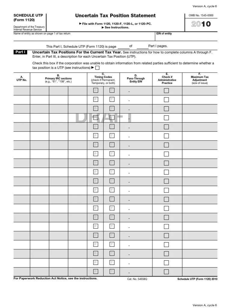 DF 1120 PDF Irs Tax Forms United States Federal Policy