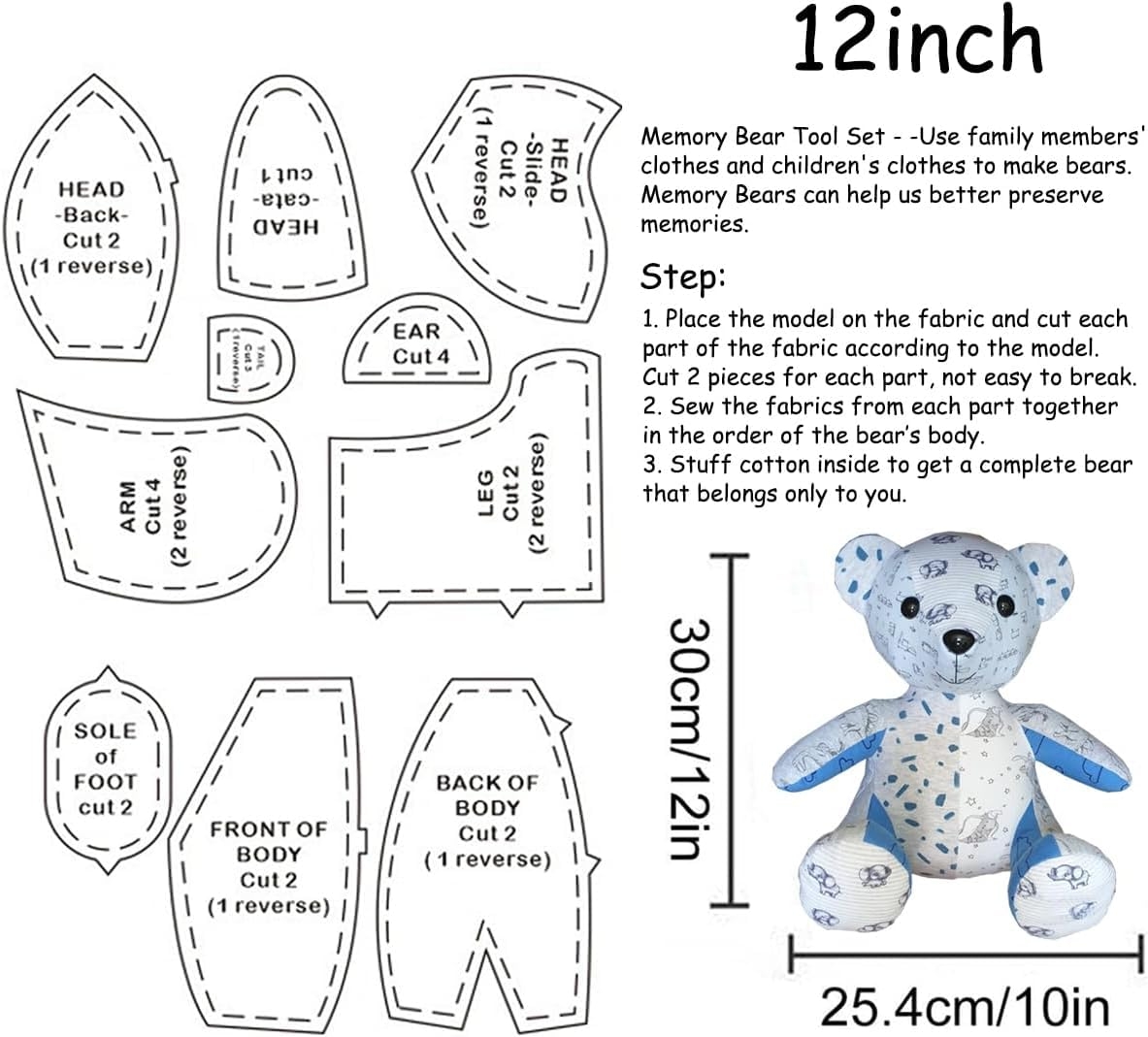 Downloadable Memory Bear Pattern Free Patterns To Download 