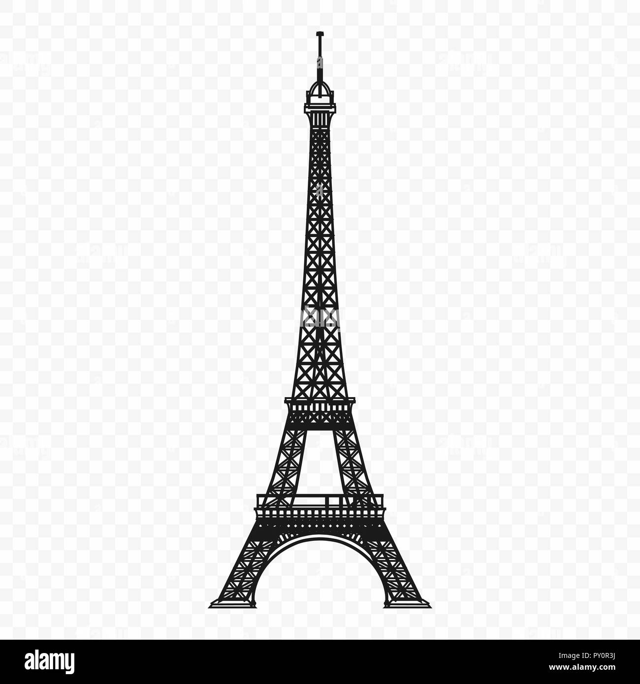 Printable Eiffel Tower Template