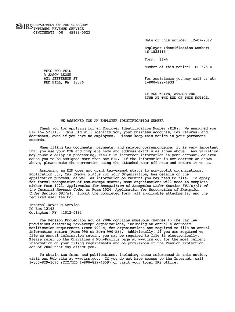 Ein Letter Example Fill Out amp Sign Online DocHub