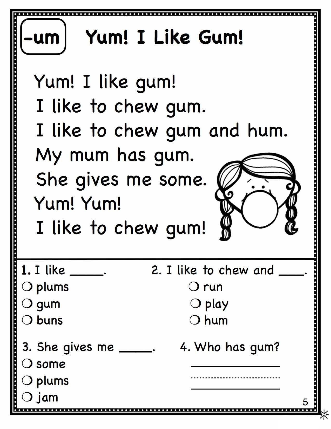 Engaging 1st Grade Reading Worksheets For Young Learners 