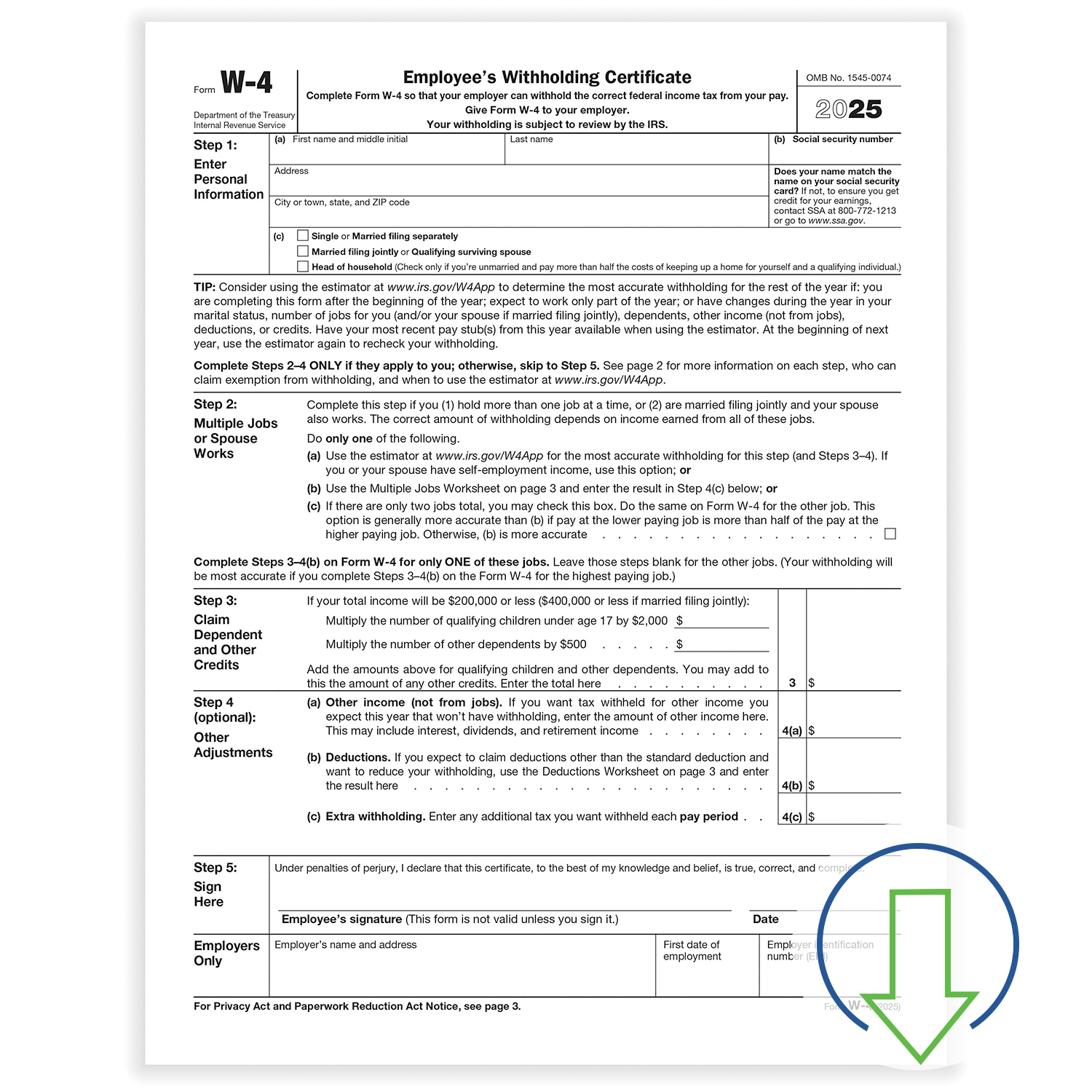 W 9 Form 2026 Printable