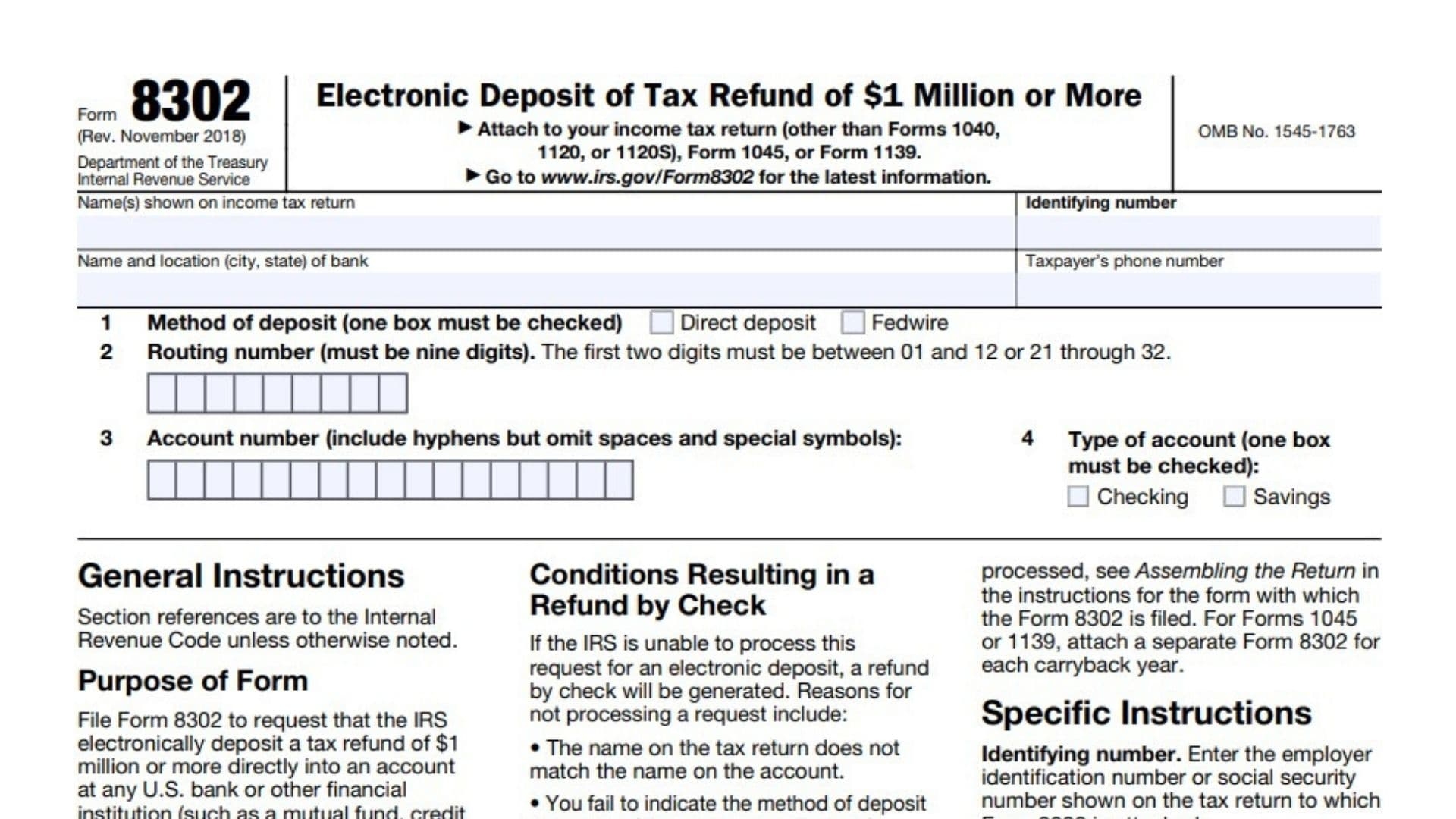 Individual Tax Return Form 2026
