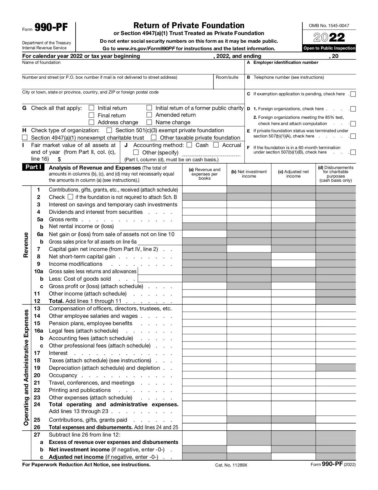 Form 990 PF Fill And Sign Online With Lumin