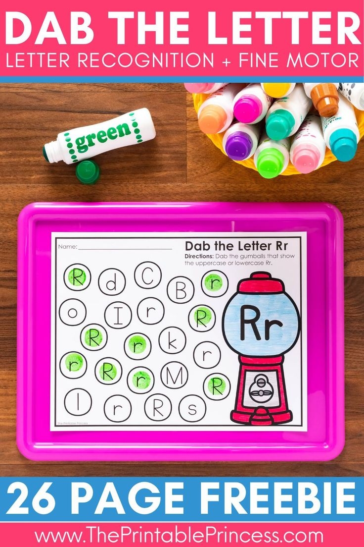 Bingo Dauber Letter Printables