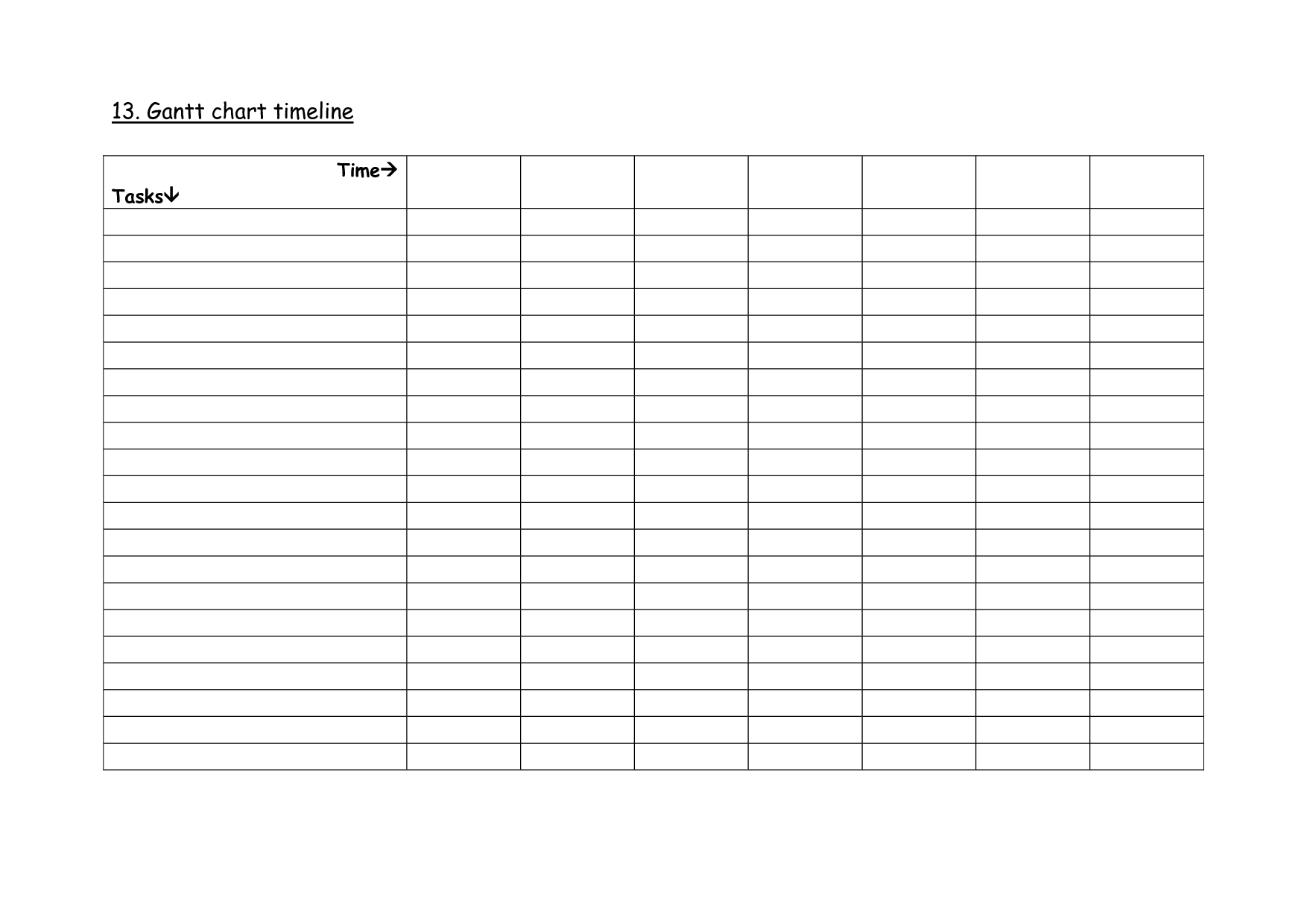 Free Blank Chart Templates