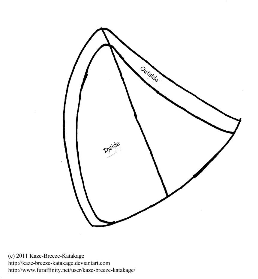 FREE Canine Ears Pattern By Kaze Breeze Katakage On DeviantArt