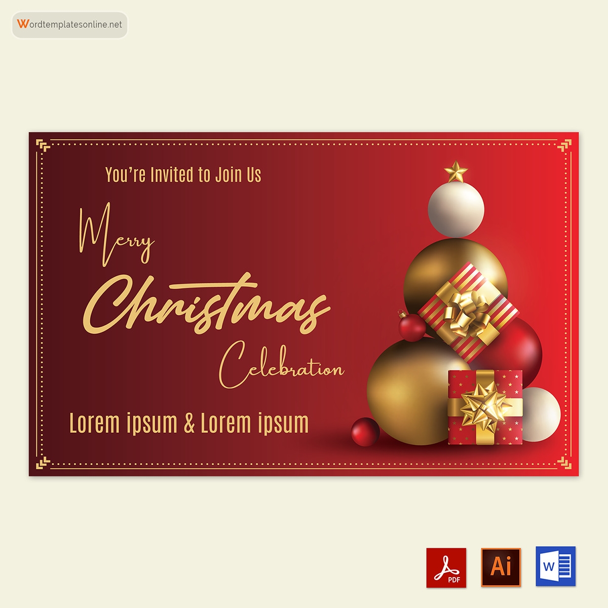 FREE Christmas Card Templates Word PSD PDF 