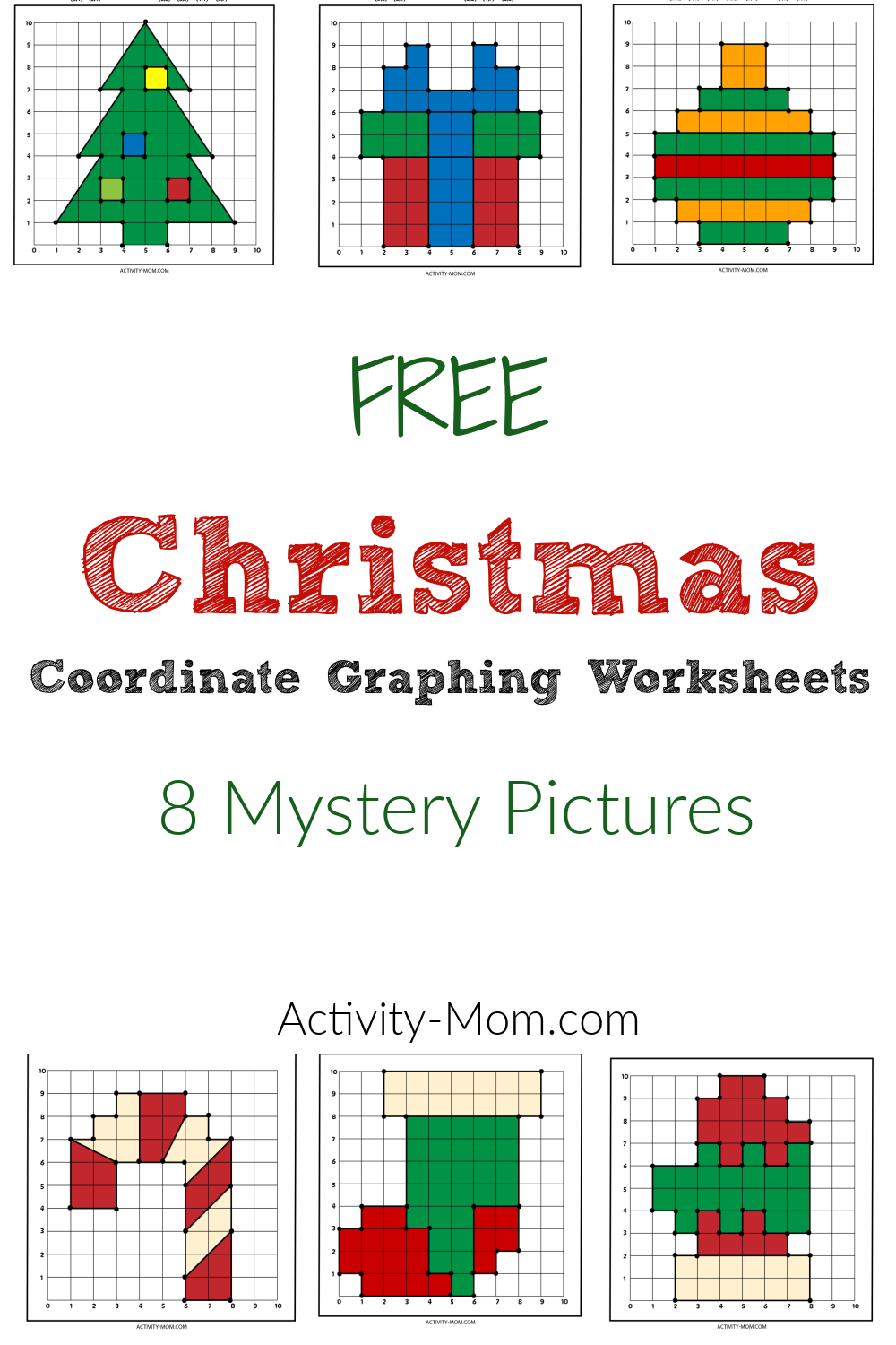 Free Printable Christmas Graphing Worksheets