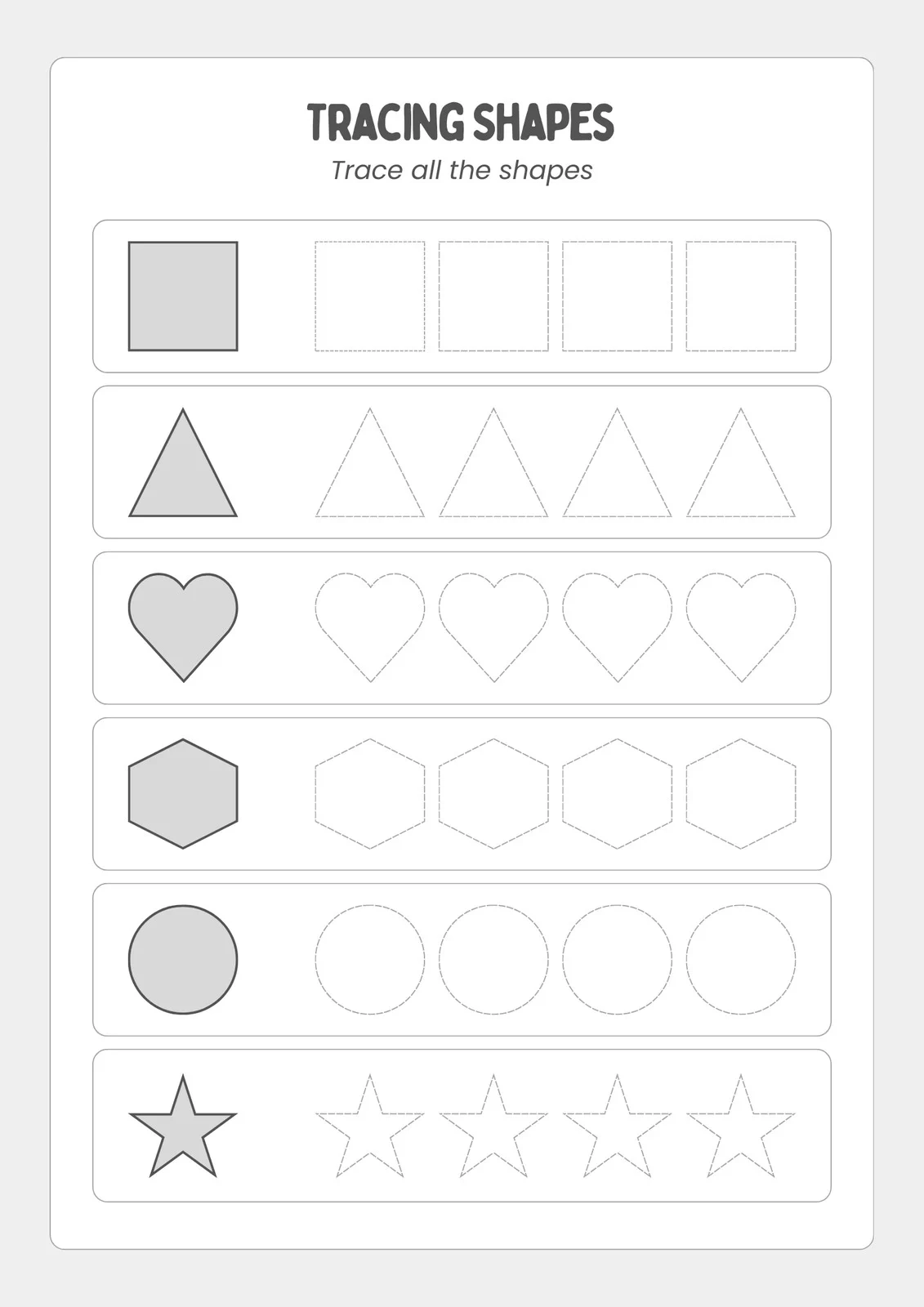 Arts And Crafts Worksheets