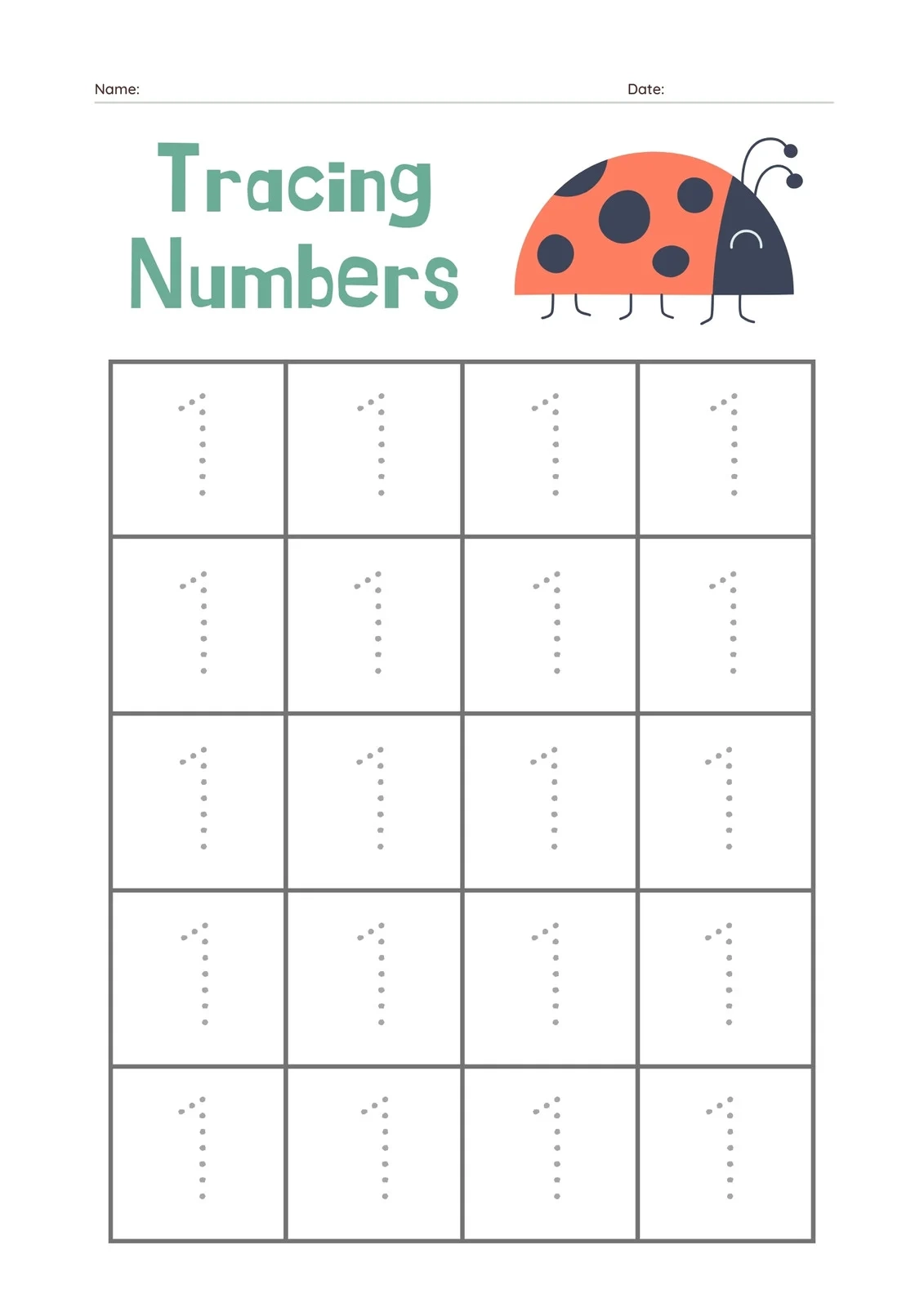 Free Preschool Worksheets Age 4-5