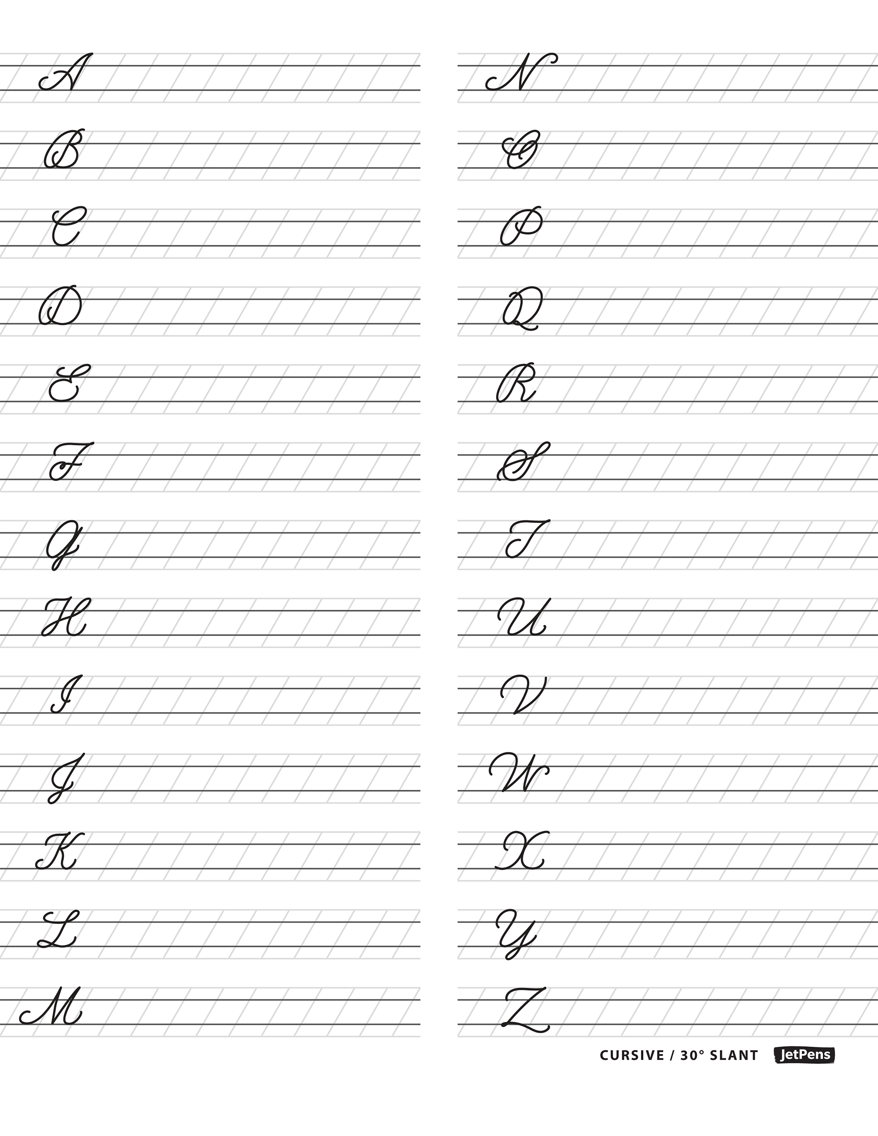 Printable Cursive Worksheets Free