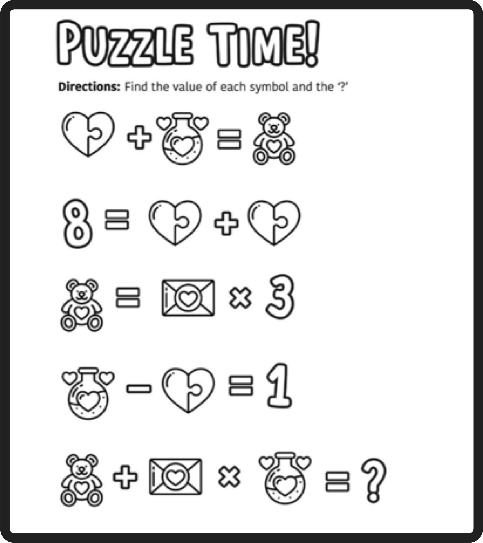 Free Free Maths Puzzle Worksheet Download Free Free Maths Puzzle 