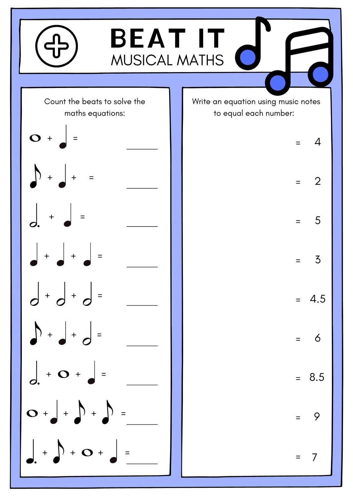 Free Free Music Activity Worksheet Download Free Free Music 