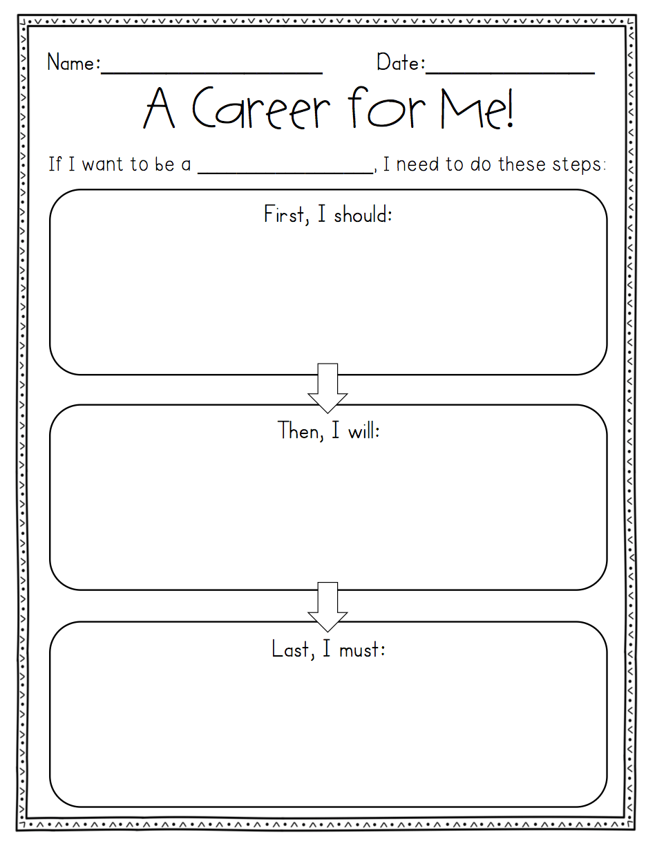 Free Free Printable Career Day Worksheet Download Free Free 