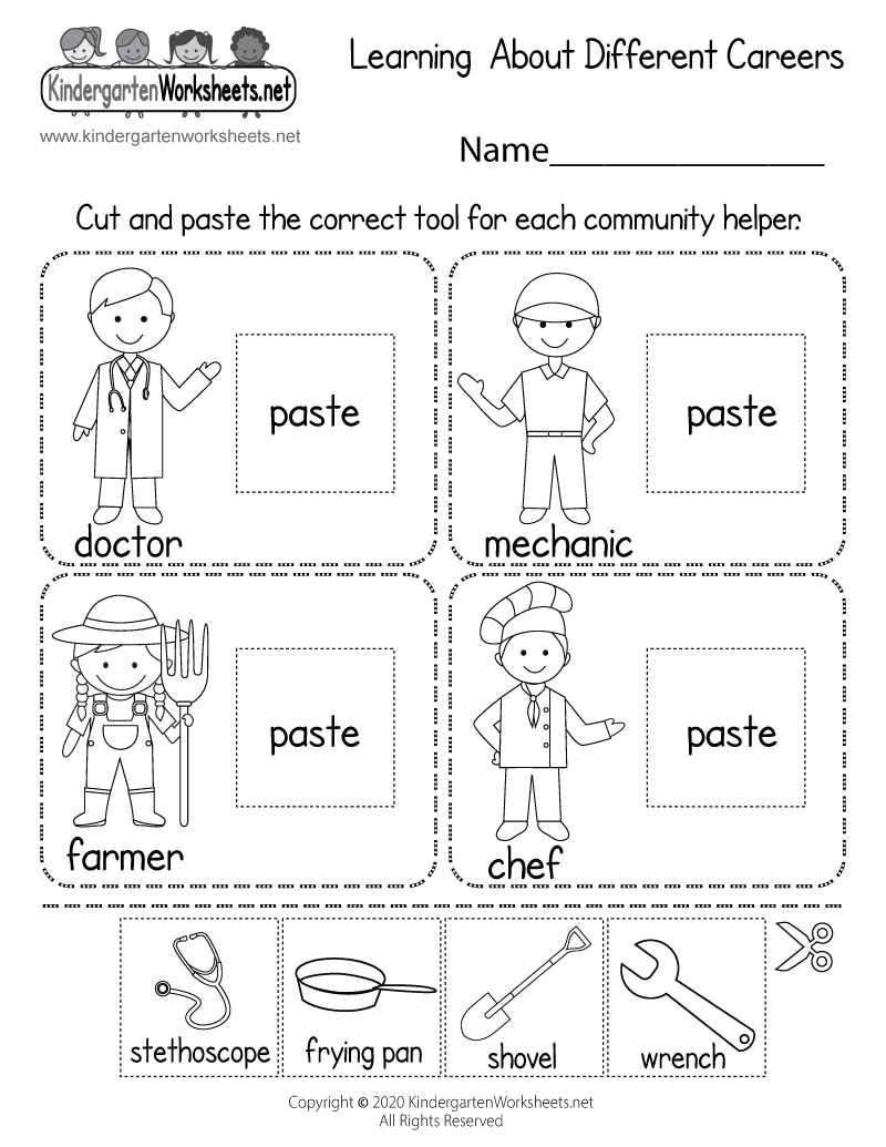 Free Free Printable Career Day Worksheet Download Free Free 