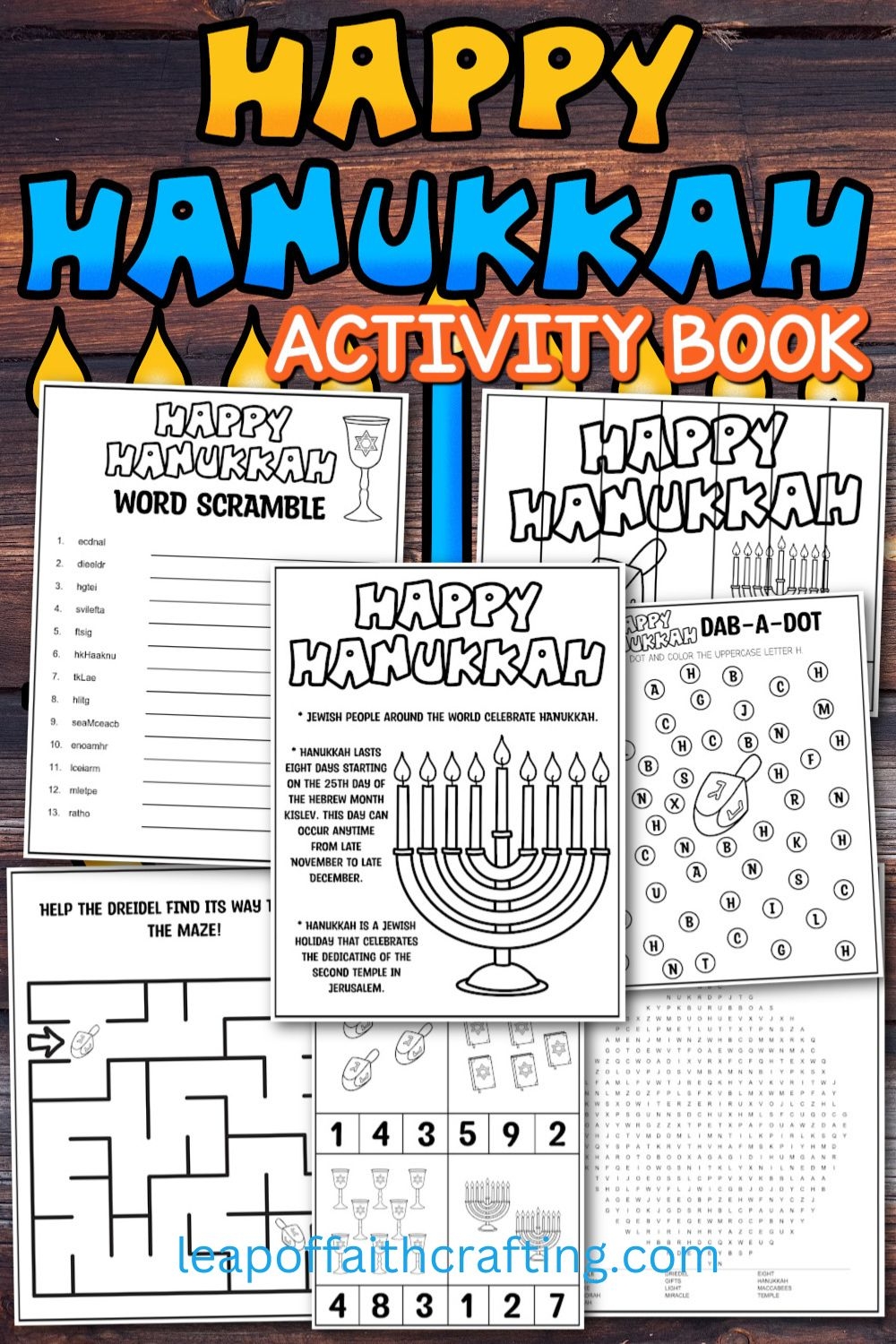 Free Printable Hanukkah Activities For Kids