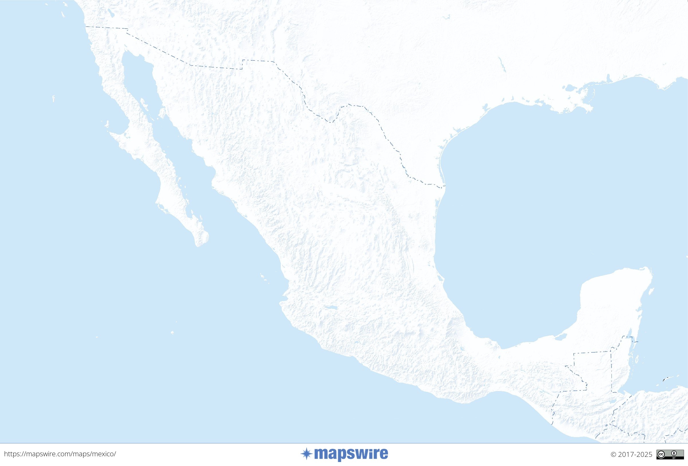 Free Maps Of Mexico Mapswire