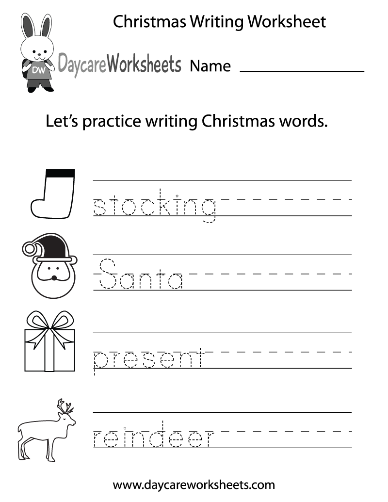 Free Preschool Christmas Worksheets Printables