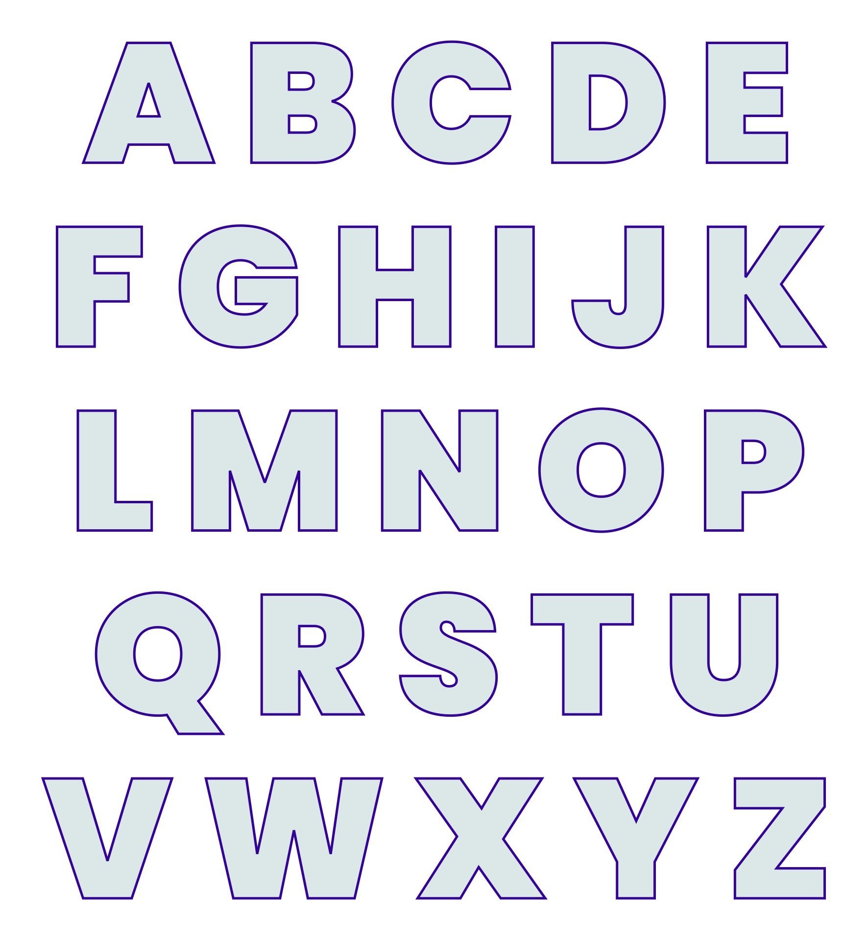 Free Printable Alphabet Letters 2 Inch Download Free Printable 