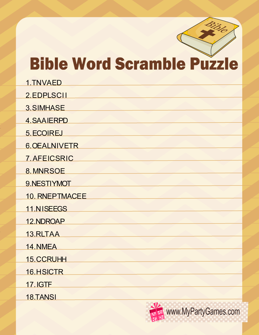Free Printable Religious Puzzles