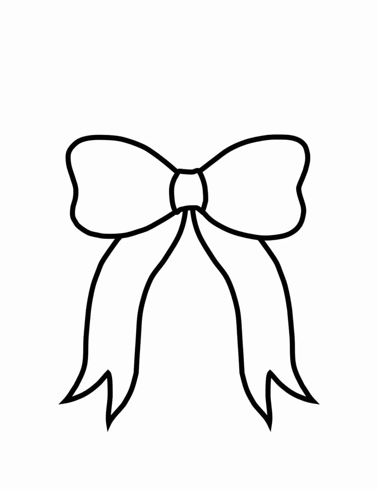 Free Printable Bow Template Perfect For Crafts amp Lessons