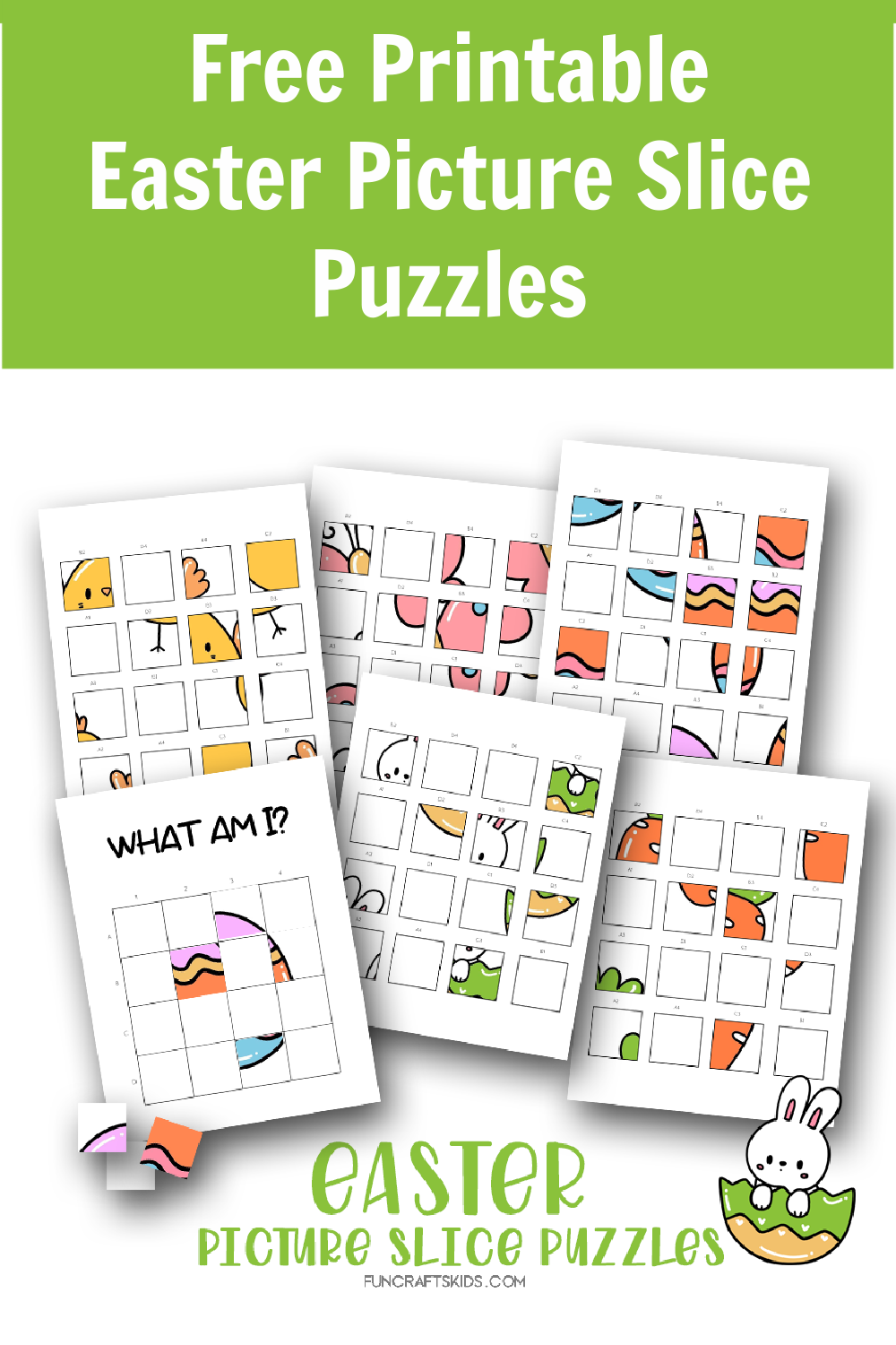 Easter Puzzles For Kids Printable