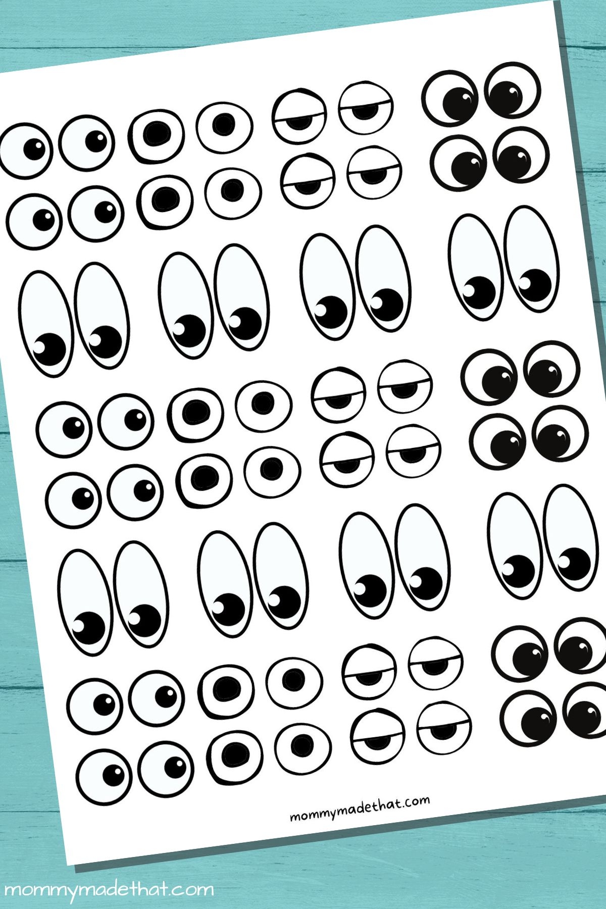 Printable Eyes Template