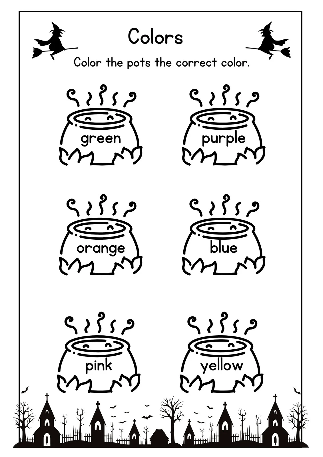 Free Printable Halloween Worksheet Templates To Edit Canva
