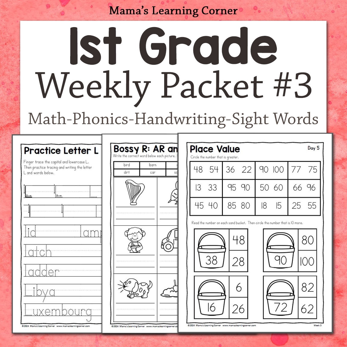 1st Grade Printable Worksheets Free