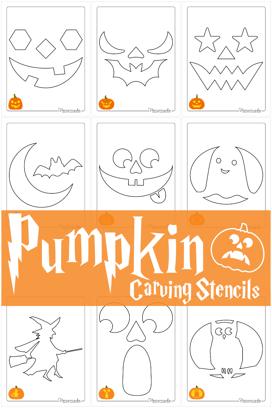 Free Printable Pumpkin Carving Stencils amp Templates For Halloween