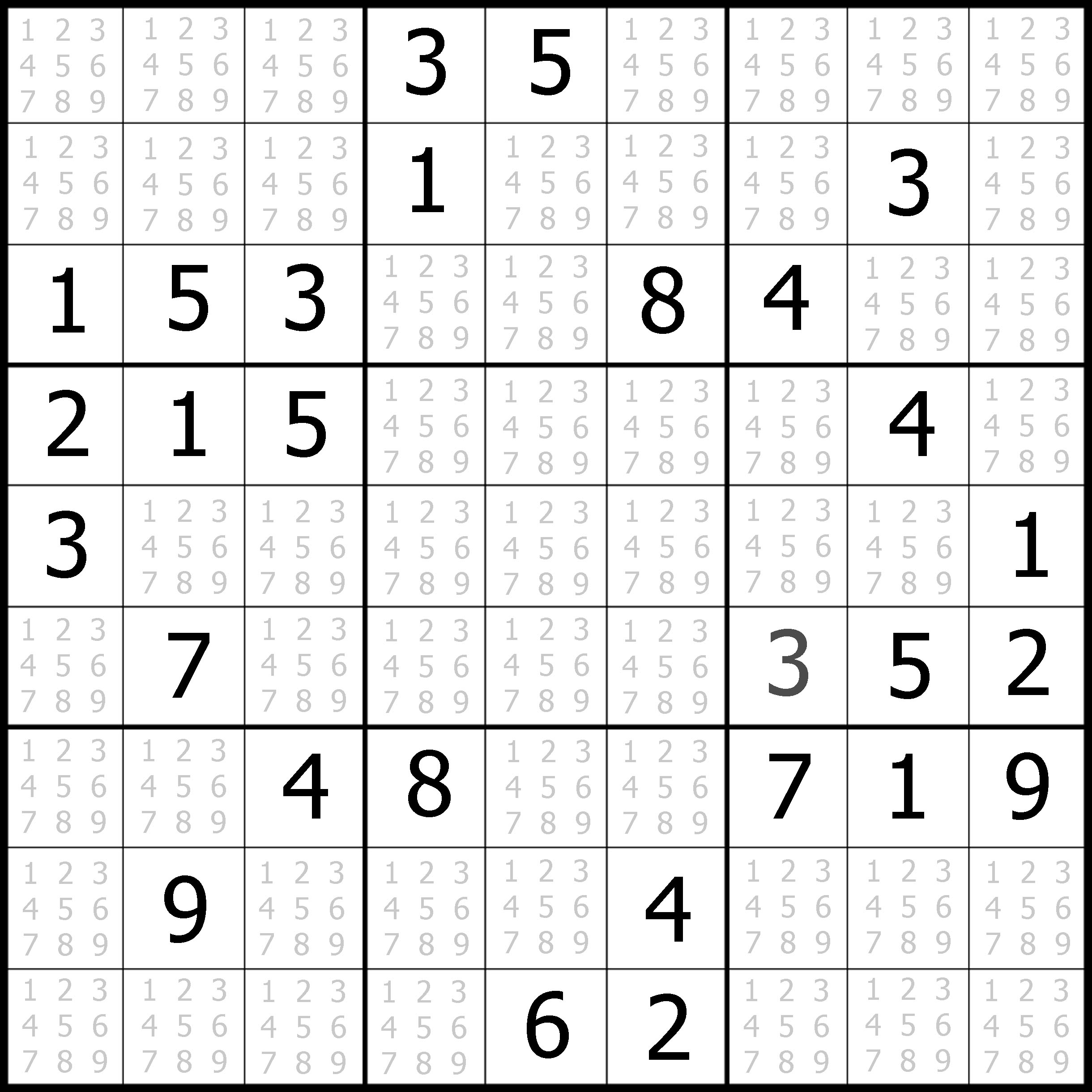 Printable Sudoku Puzzles 4 Per Page