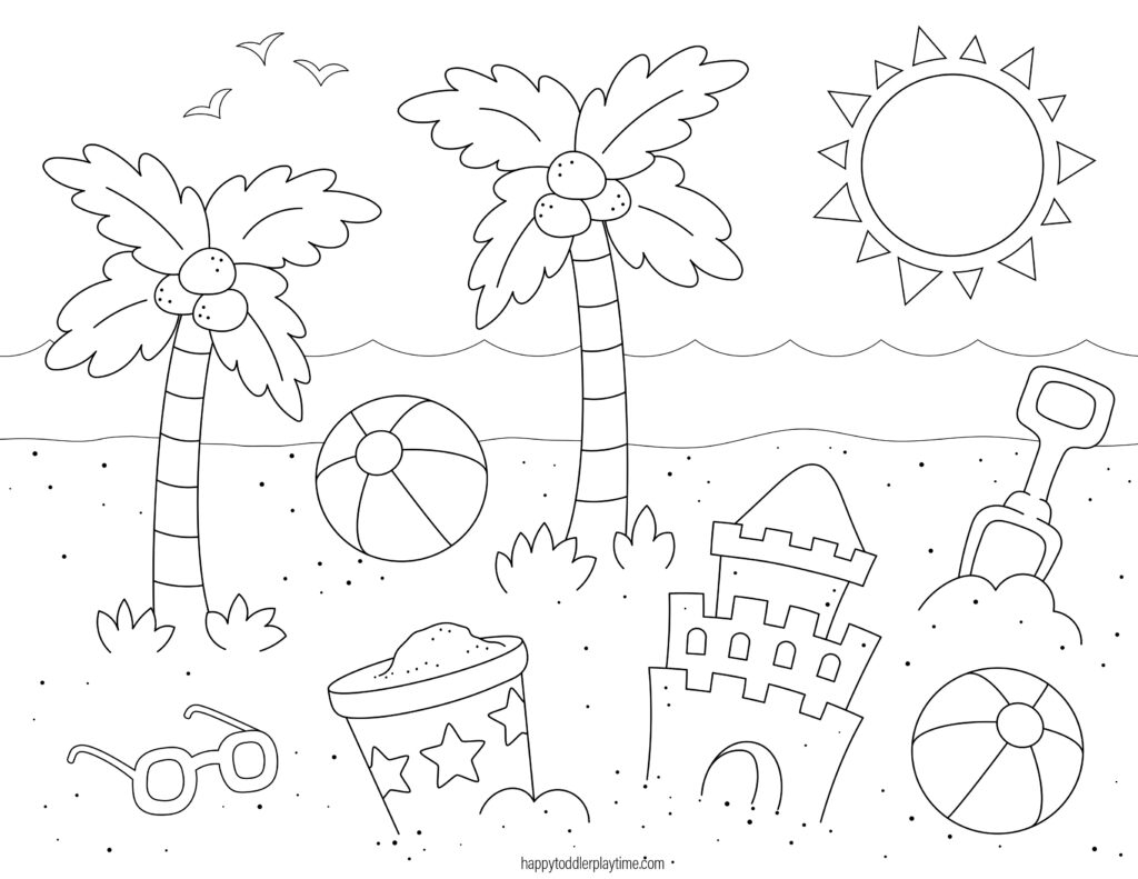 Free Printable Summer Colouring Pages For Kids Happy Toddler 