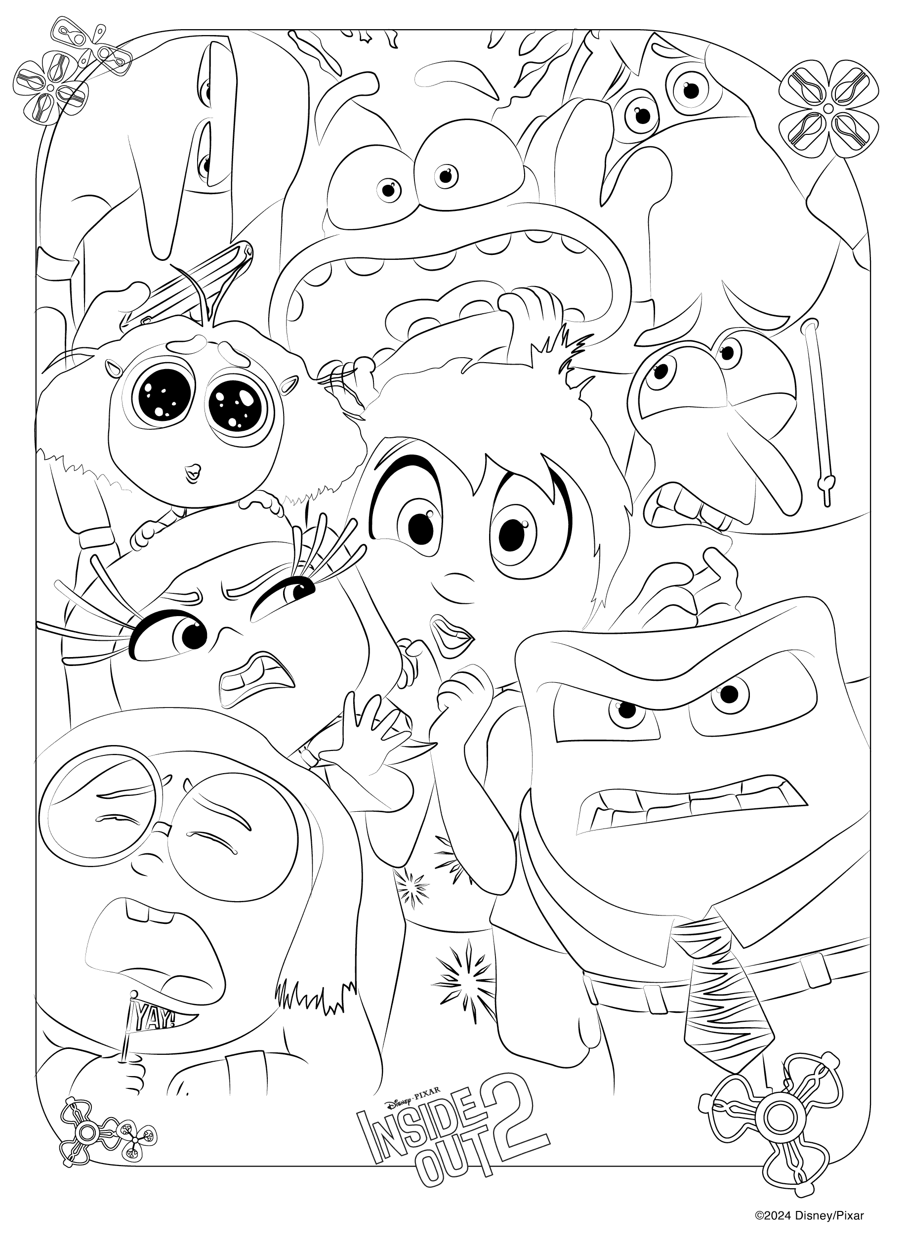 Free Printables Inside Out 2 Activity Pack Hispana Global