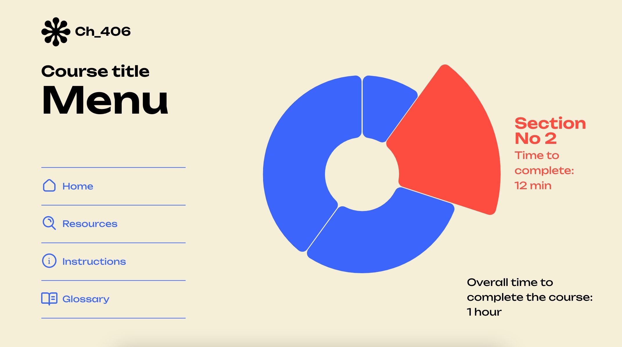 Free Storyline 360 Template Circular Menu Template E learning 