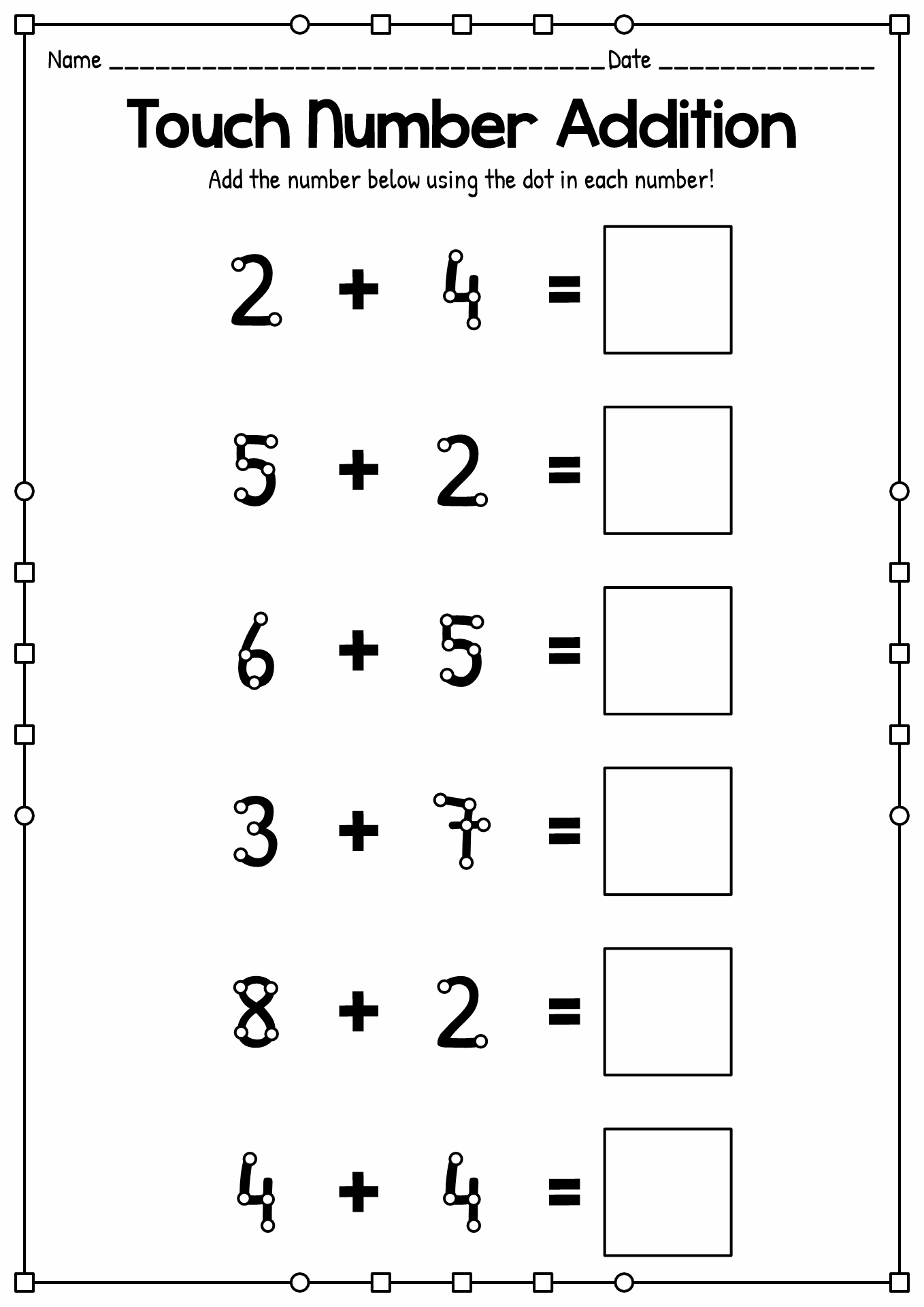 Free Touch Math Addition Worksheet Pdf Download Free Touch Math 