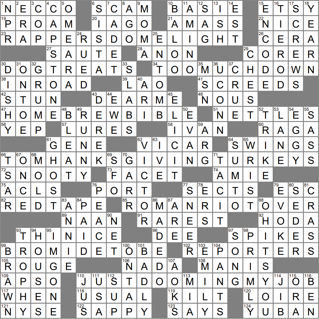 Crossword Clue For Gossip