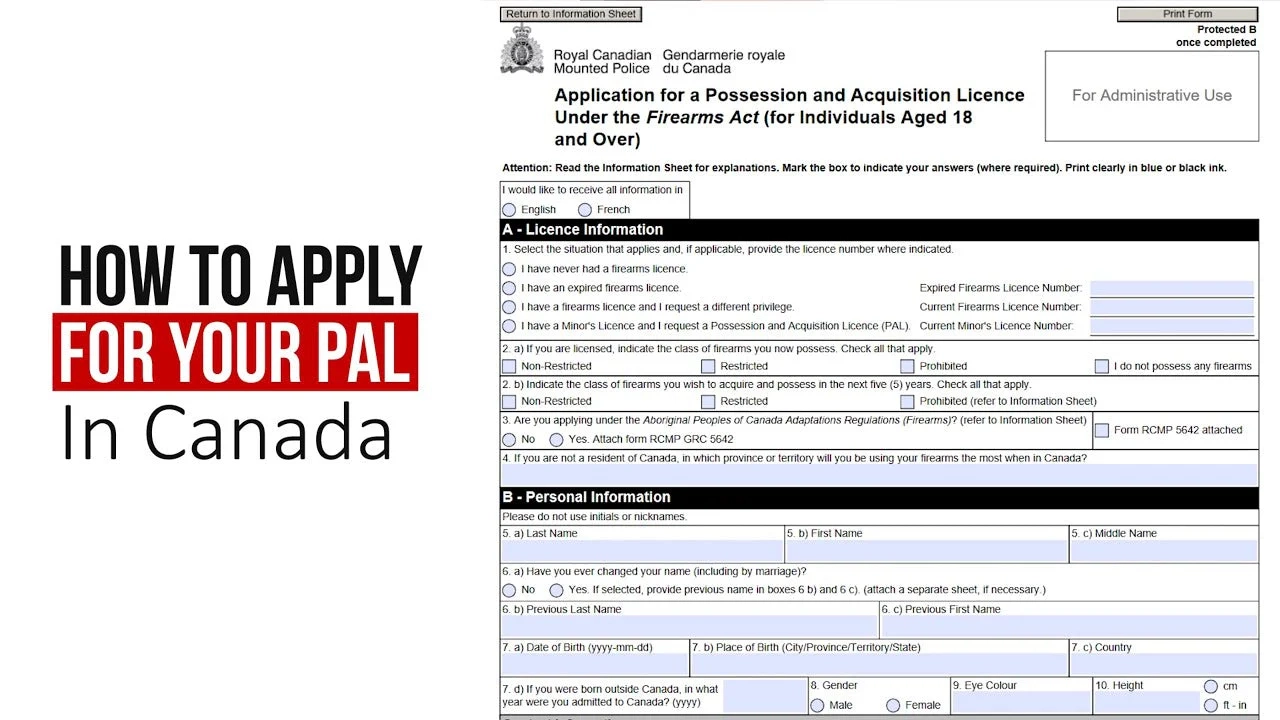 Get Your Firearm License PAL RPAL A Comprehensive Guide 