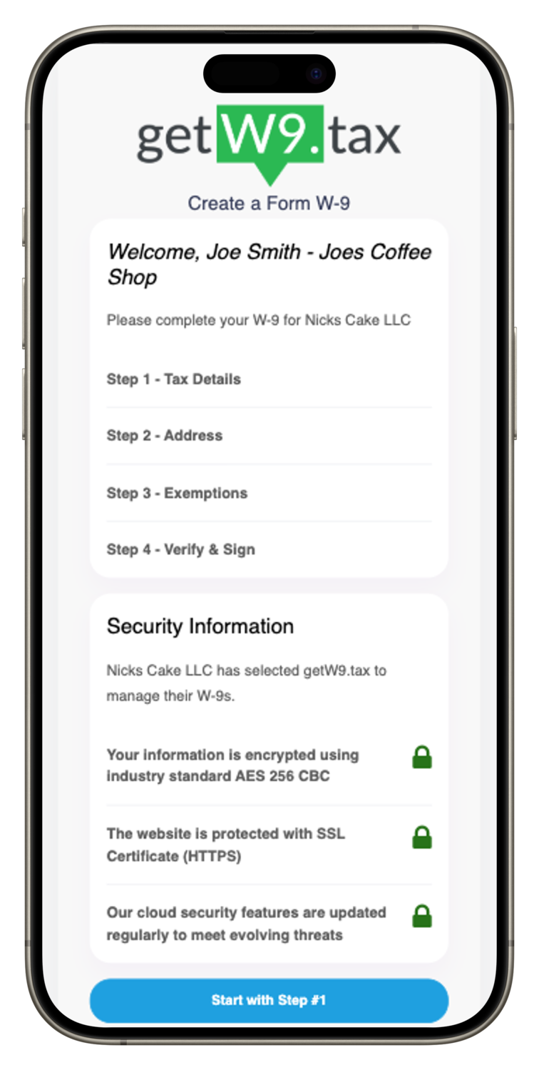 GetW9 A Secure amp Easy Way To Collect amp Store IRS Form W 9