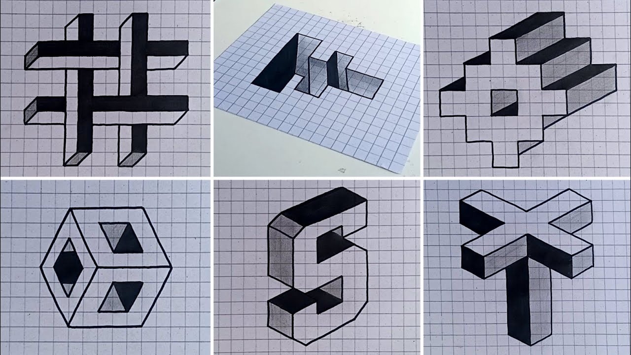 Graph Paper Picture Designs