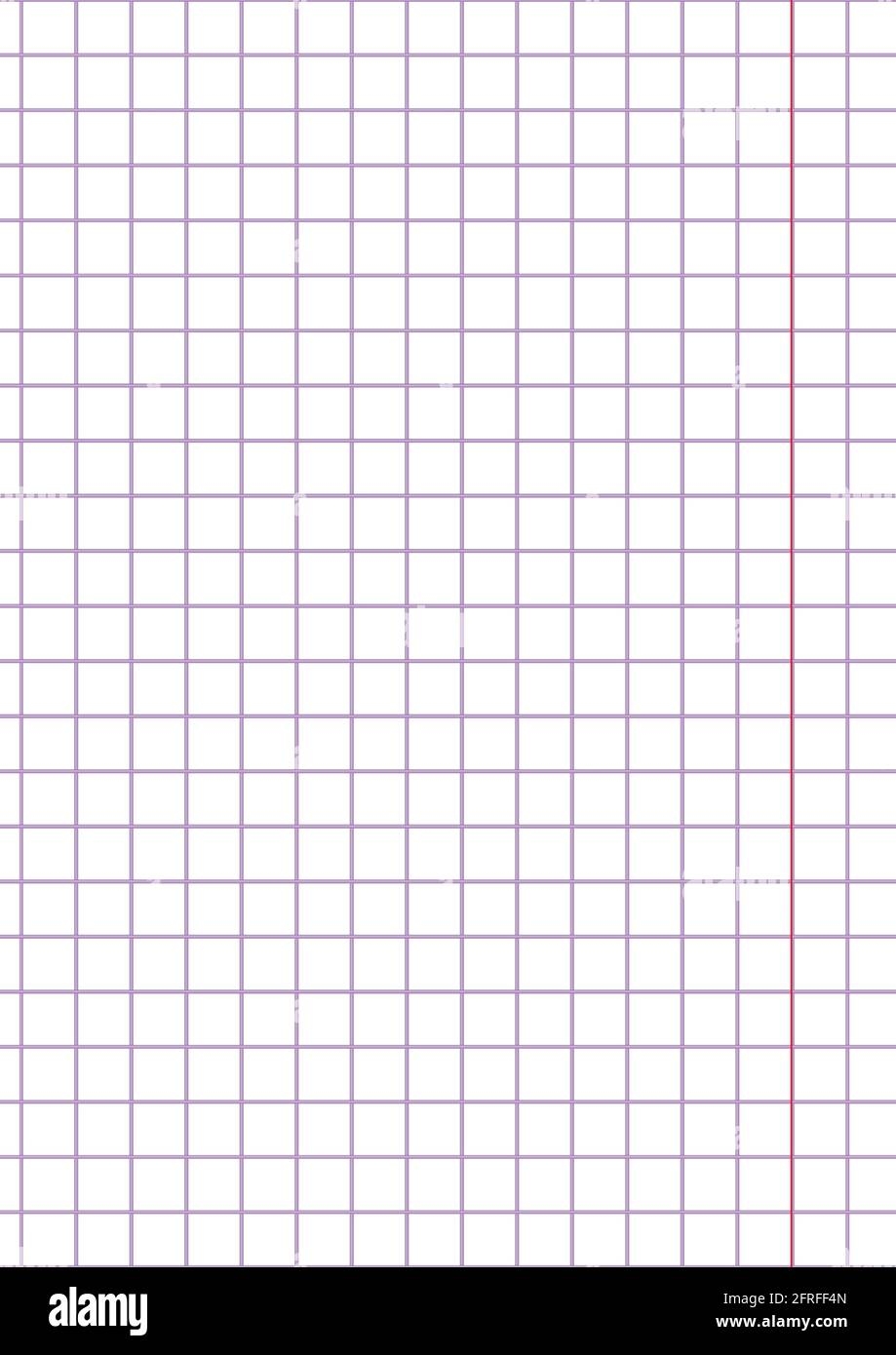 Graph Paper Printable Squared Grid Paper With Color Horizontal 