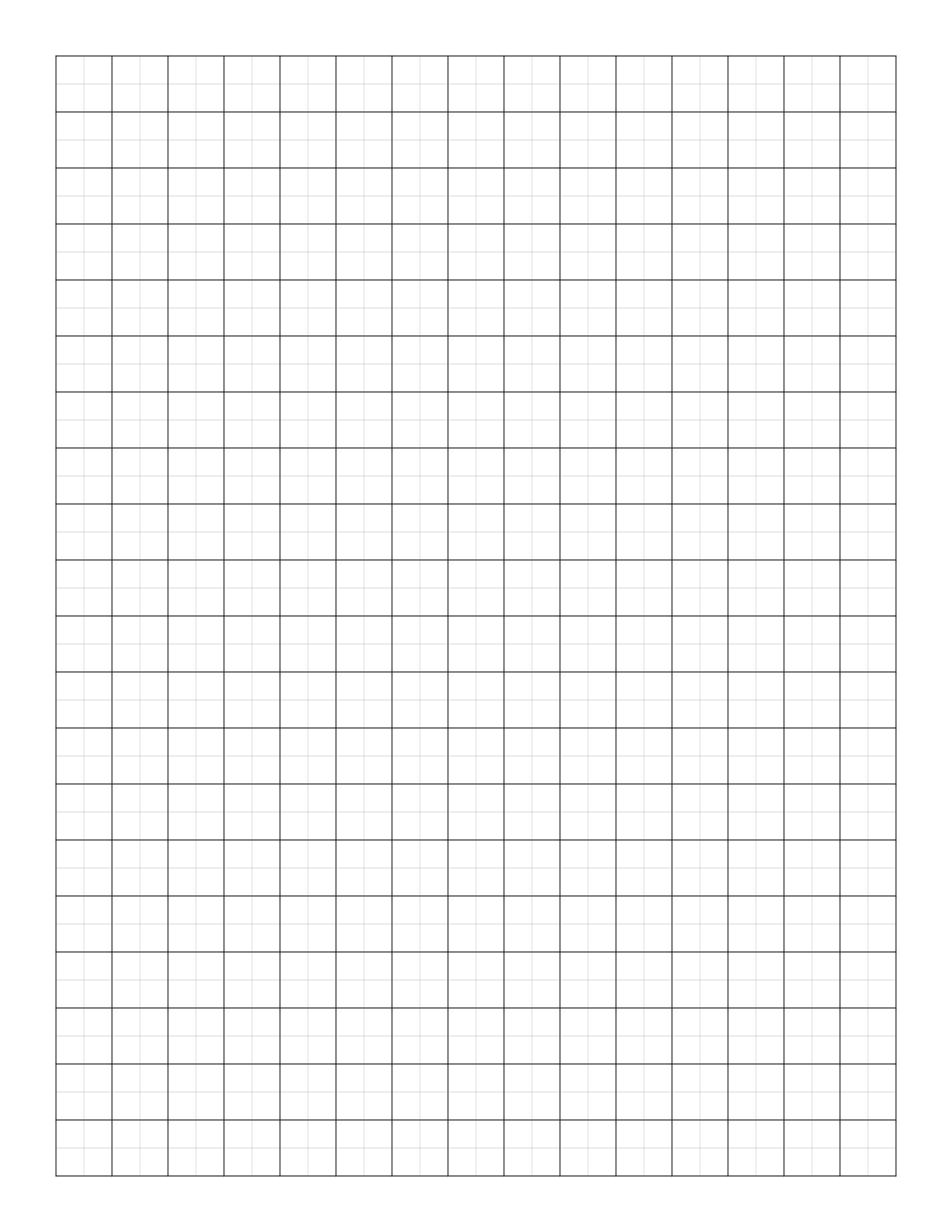 Grid Lined Graph Paper