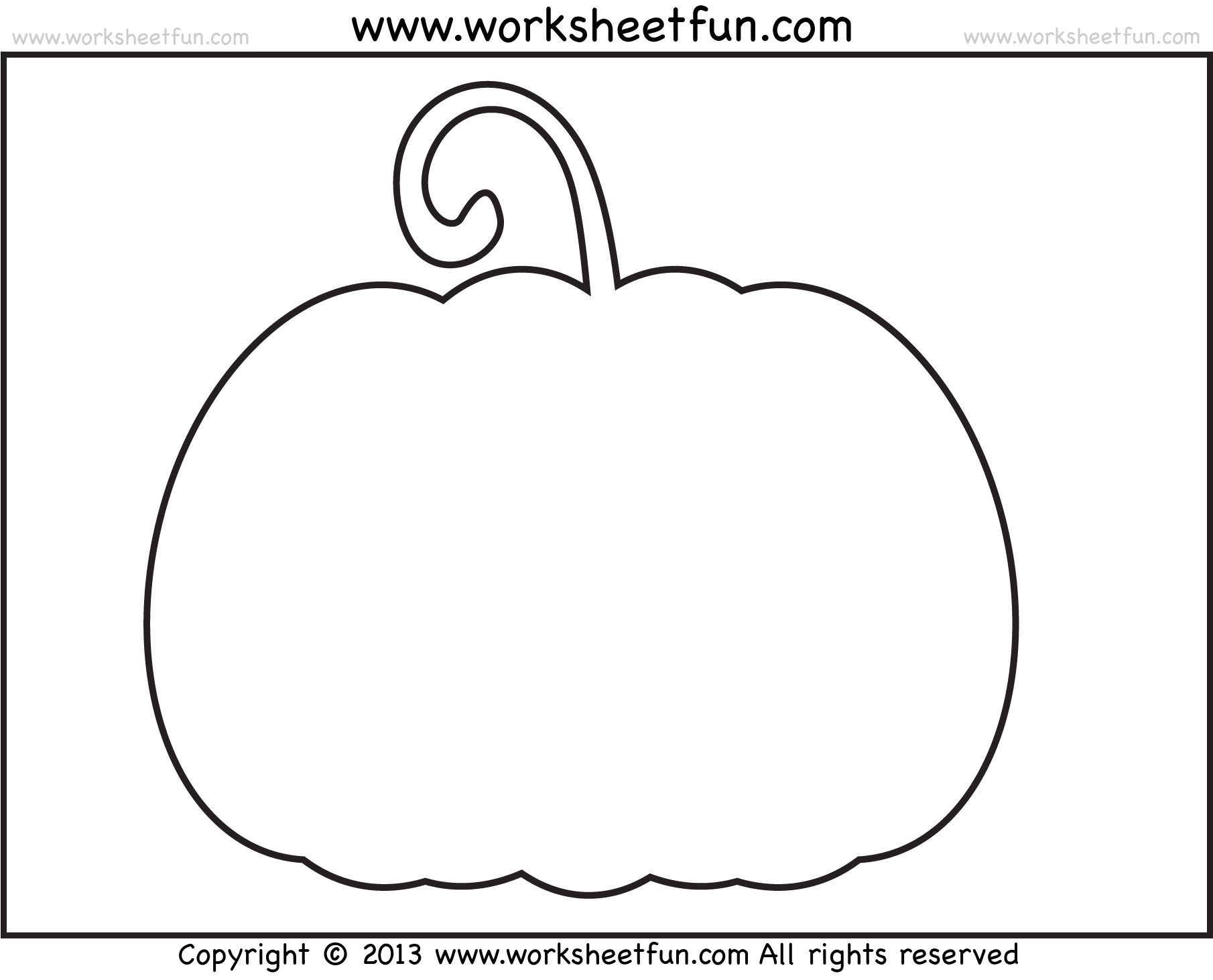 Halloween Printable Stencils For Pumpkin 2 Worksheets FREE 