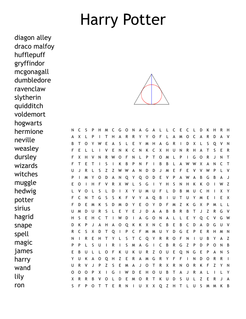 Harry Potter Book 1 4 Crossword WordMint