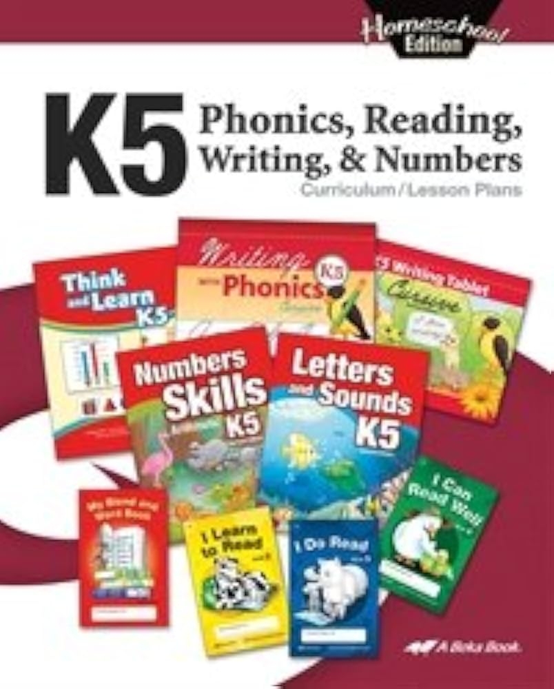 Homeschool K5 Phonics Reading Writing And Numbers Curriculum 