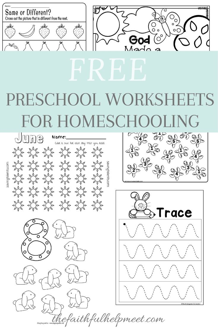 Printable Homeschool Worksheets Free