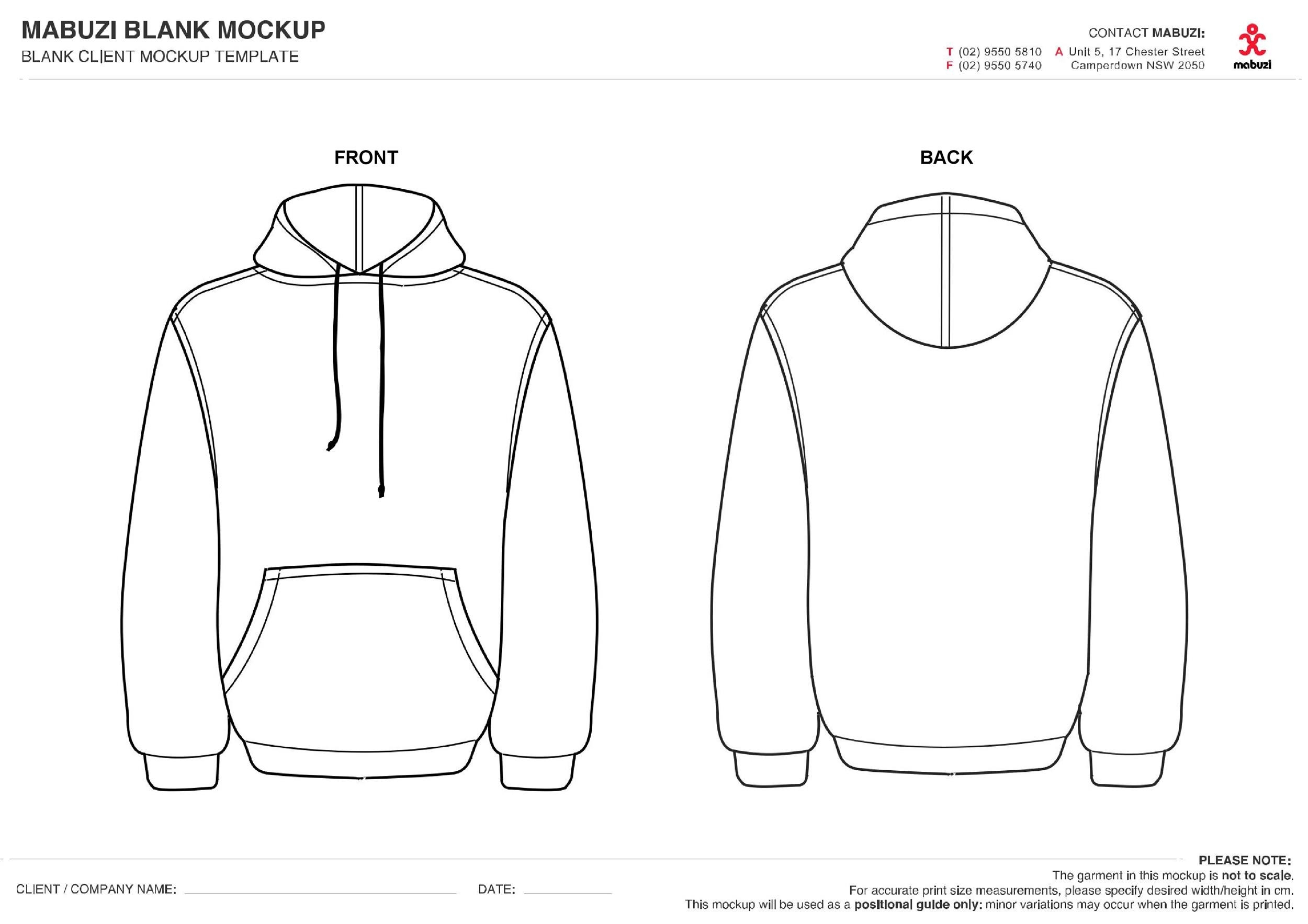 Hoodie Design Mockup Free Vector Hoodie Mockup Template Vector 