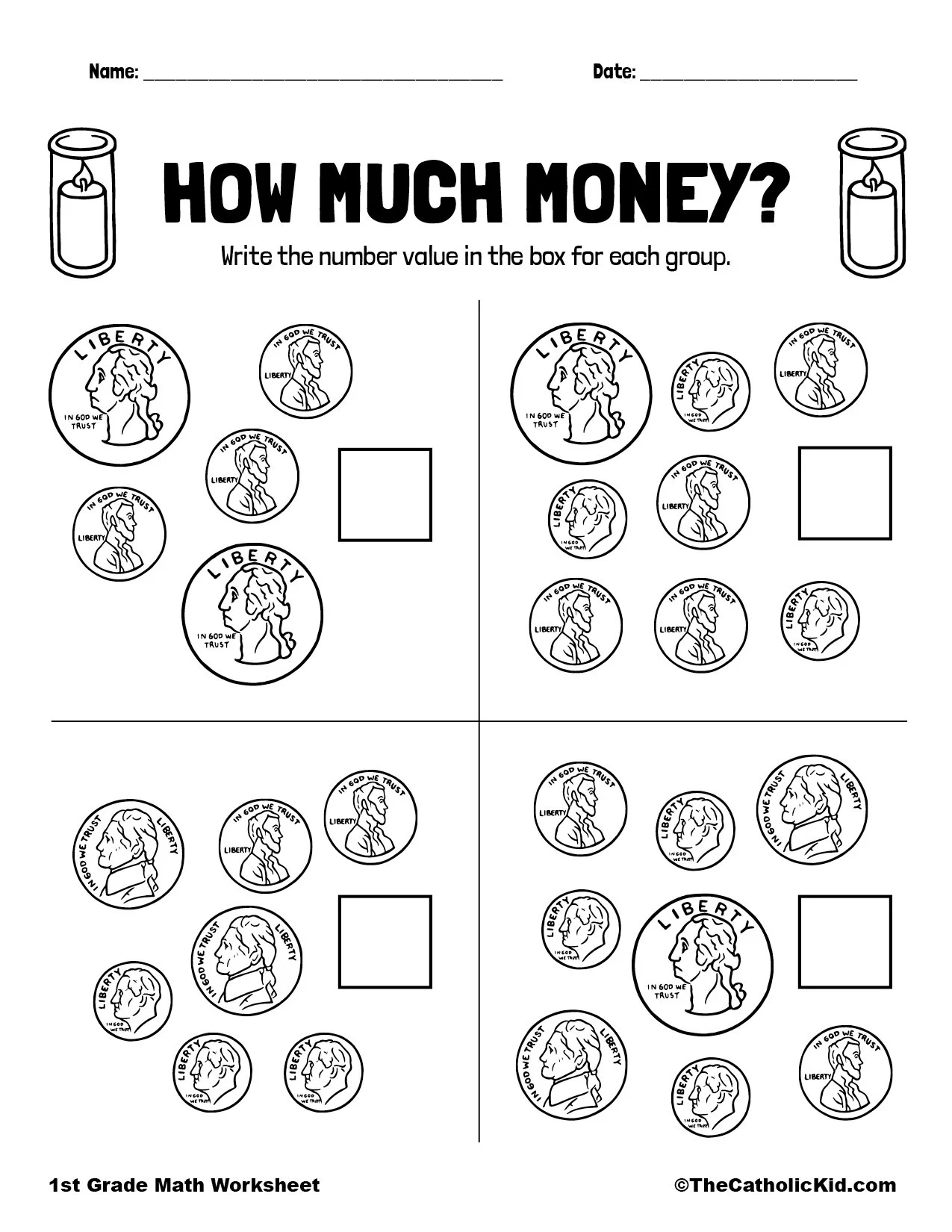 How Much Money Printout TheCatholicKid