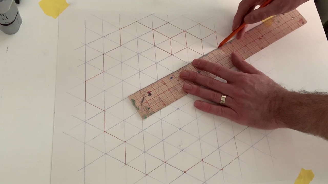 How To Draw Isometric Grid Paper